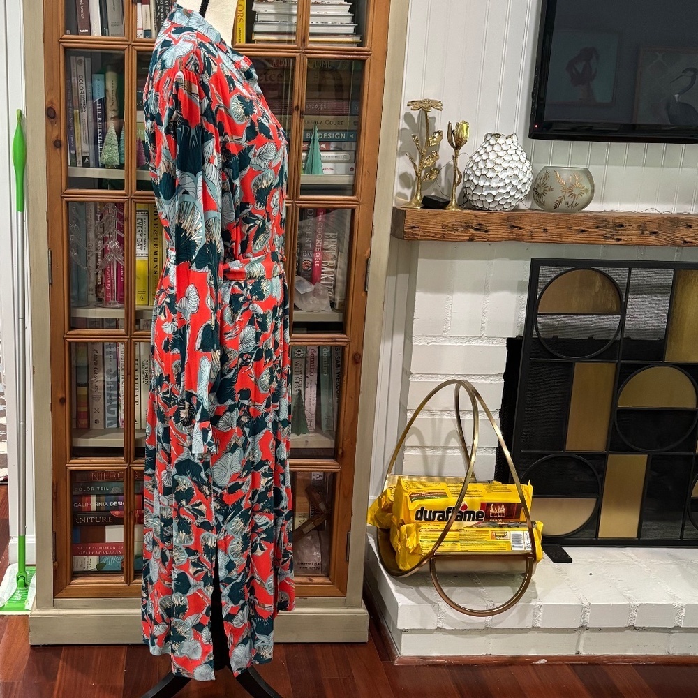 Anthropologie × Blⁿk London “Tirana” Midi Shirt‑Dress, Sz Medium Petite - Picture 7 of 15